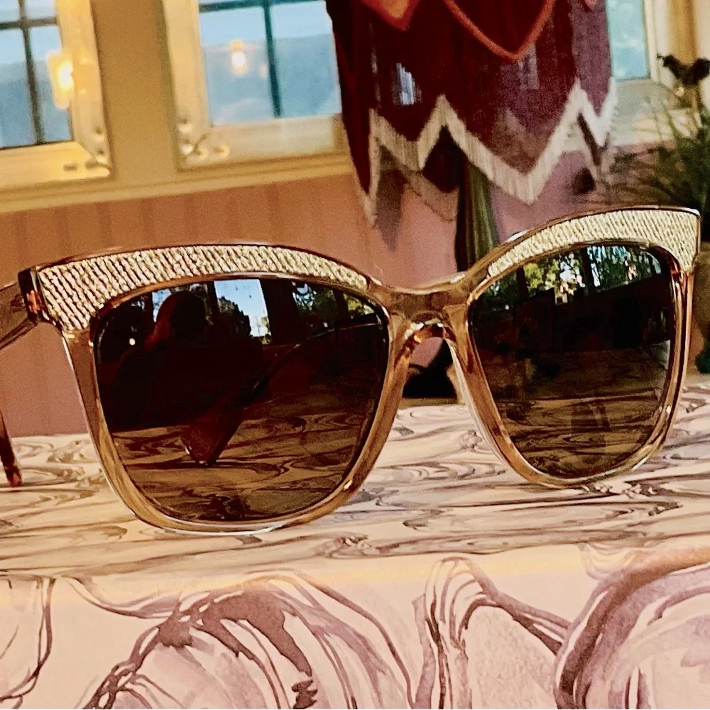 RALPH LAUREN CAT-EYE SUNGLASSES - Picture 1 of 9